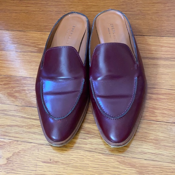 Everlane Oxblood Modern Loafer Mule size 7 - Picture 2 of 10